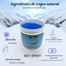 Cold Effect Massage Cream for Tired Legs - Refreshing and Relaxing, Helps Recover After Physical Activity - Natural Ingredients, Relieves Muscle Pain and Swollen Legs