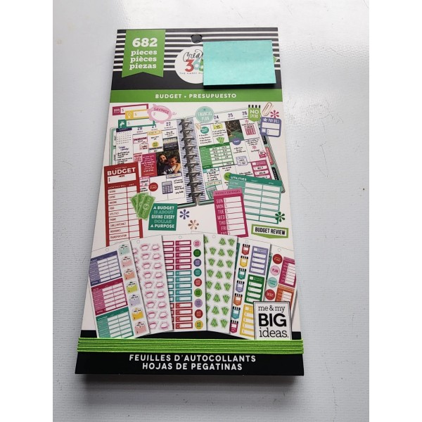 The Happy Planner/Budget Stickers /682 Pcs/New