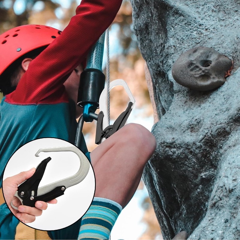 YERGOFE 25KN Climb Snap Clip Hooks - 2Pcs - Heavy