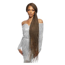 Mane Concept Red Carpet HD Lace Front Wig Inspire Braid RCHB203 4X4 Free Part Box Braid 46" (T1B27)