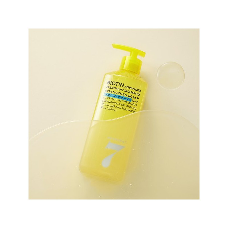 Head Spa 7 비오틴 샴트리 샴푸 740g 탈모완화 두피케어 모근강화
