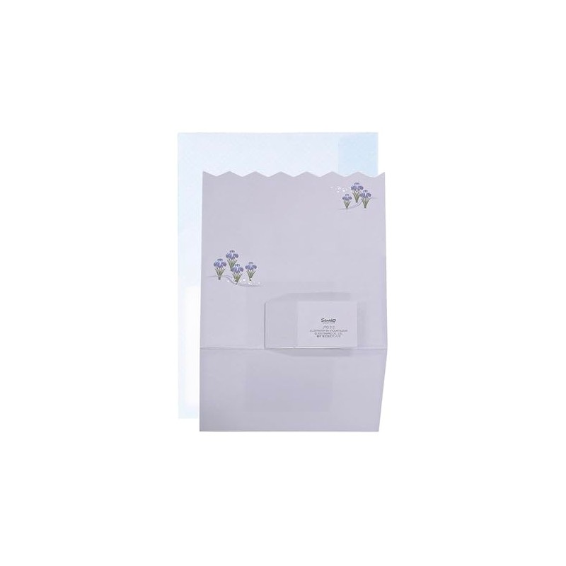 Sanrio 721018 Dango Festival Message Card Greeting Card Felt Samurai