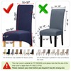 Lellen XL Size Stretch Chair Covers for Dining Room Large