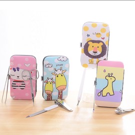Sseulmodaum Cooperative Company Animal Character Nail Clipper Set for Fingernails and Toenails