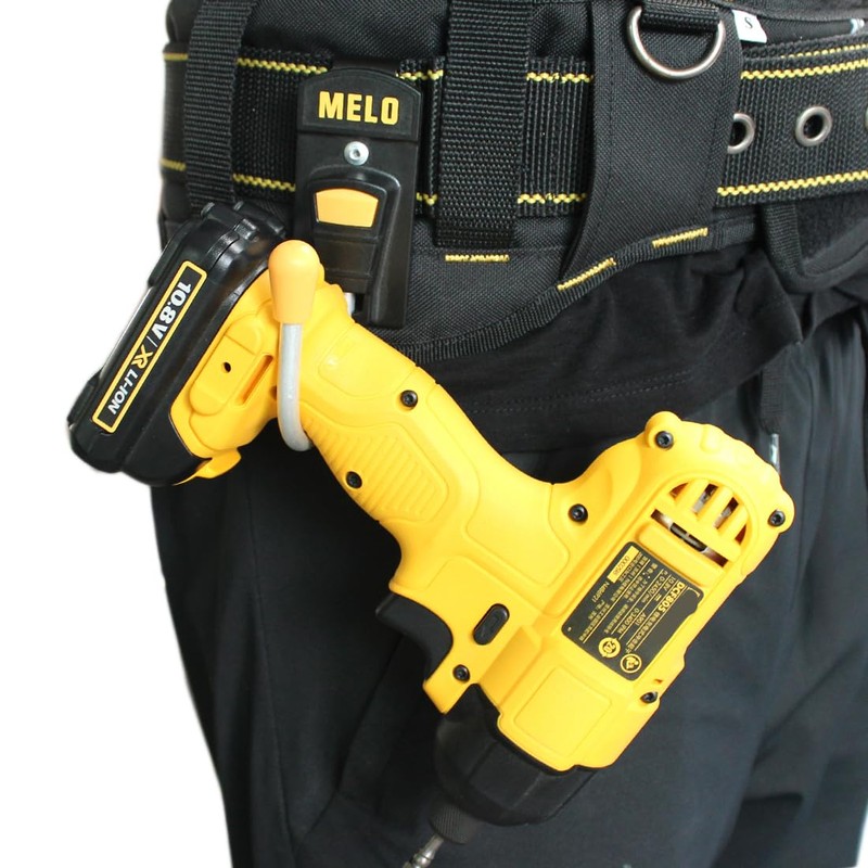 MELOTOUGH Tool Holster Cordless Drill Holster/Hook Single Tool Belt Hook