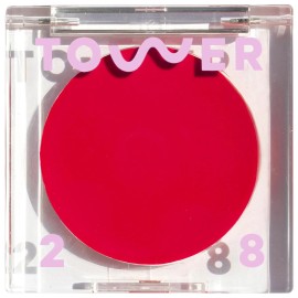 Tower 28 Beauty BeachPlease Lip Cheek Dewy Cream Blush, Finest Hour sun-kiss red