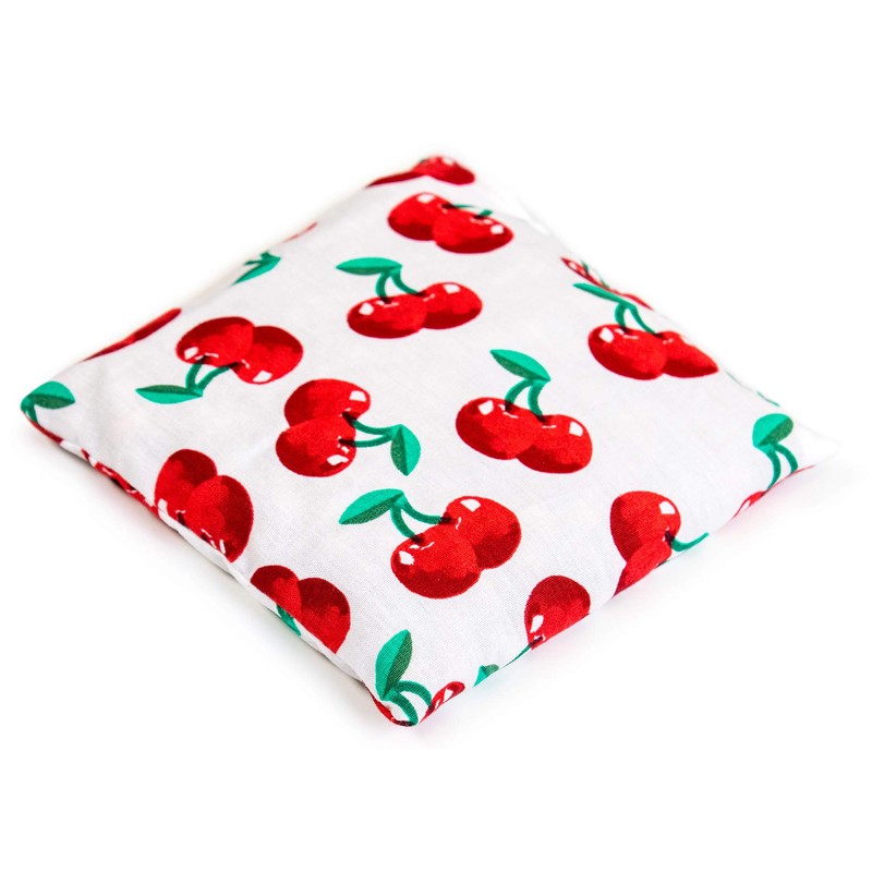 Cherry Stone Cushion 12 x 12 cm Cherry White -