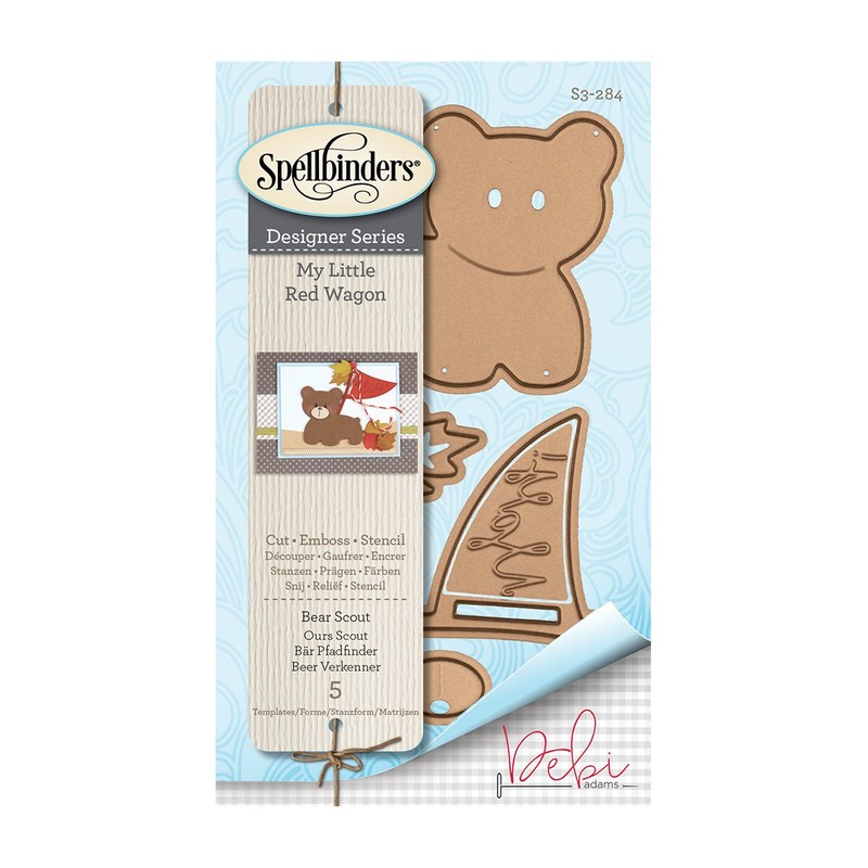 Spellbinders Shapeabilities Bear Scout Die, Brown