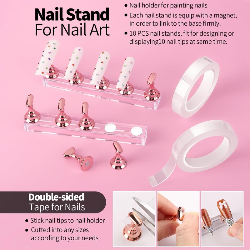 FANDAMEI Nail Art Tools, Nail Tools For Nail Art, Press
