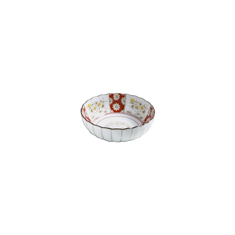 Awasaka JP88-D01 Japanese Tableware, Japonica Chrysanthemum Flower, 45 Small Bowls,