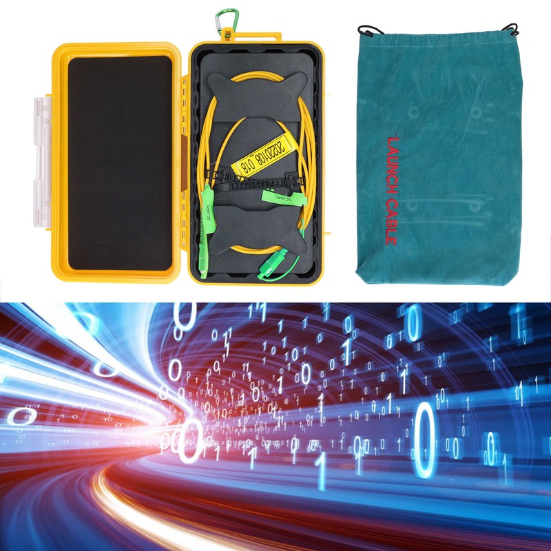 OTDR Launch Cable Box Optical Fiber Test Tool Dead Zone