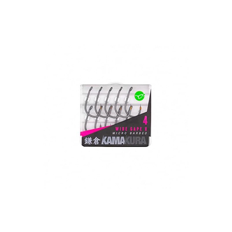 Korda Kamakura Wide Gape X Mirco Barbed Hooks: 4
