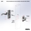 Ideal Security GL Lever Handle Set for Storm Doors and
