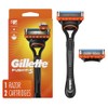 Gillette Fusion5 Razor for Men, Handle + 2 Razor Blade