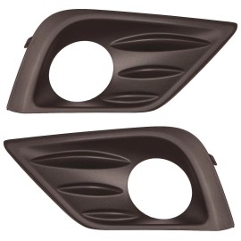 jpautowholesale For 2016-2017 Nissan Altima Sedan Fog Light Cover Set Driver and Passenger Side
