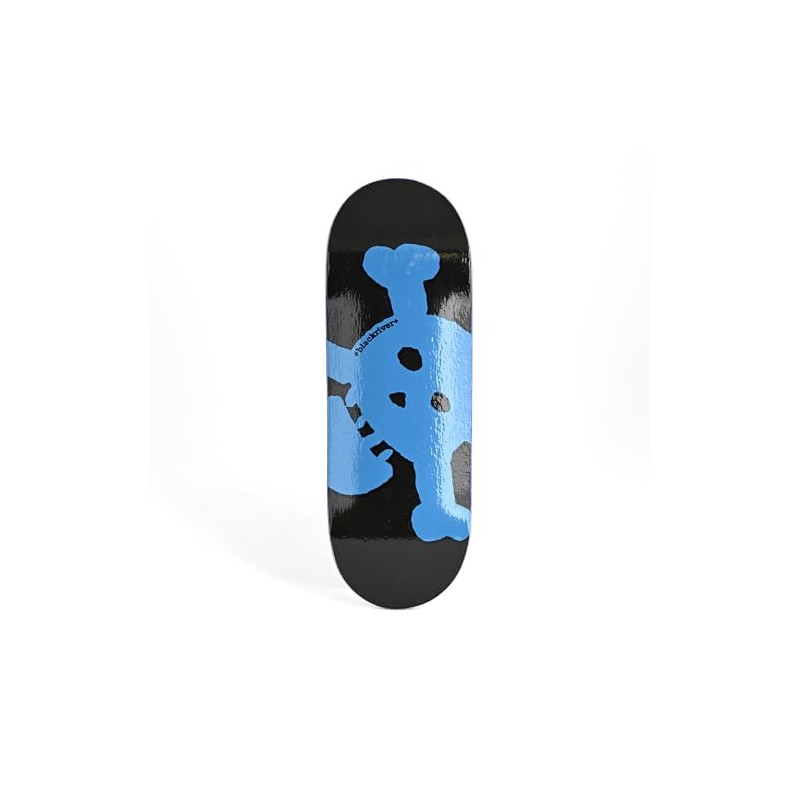 Blackriver New Skull Fingerboard Deck (Navy, 32mm (Low))