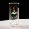 MEMEOKON Glass Oil fire Warm Light Borosilicate Includes Bliss Suspended