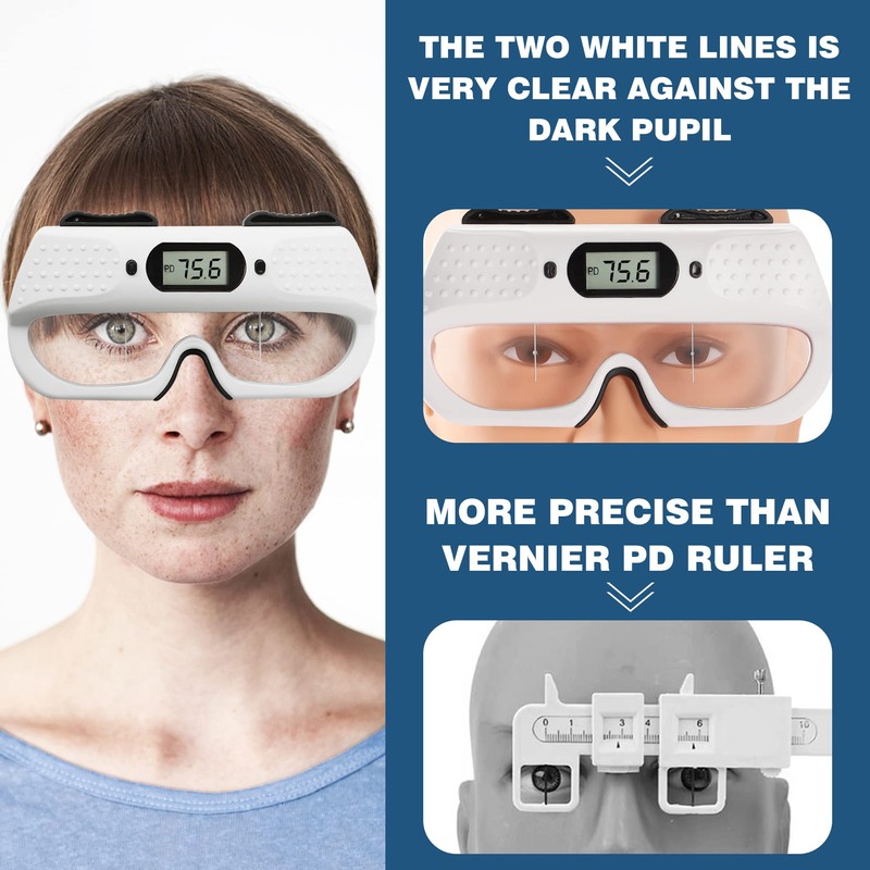 Hanchen PD Meter Digital Pupil Distance Meter PD Ruler Pupilometer