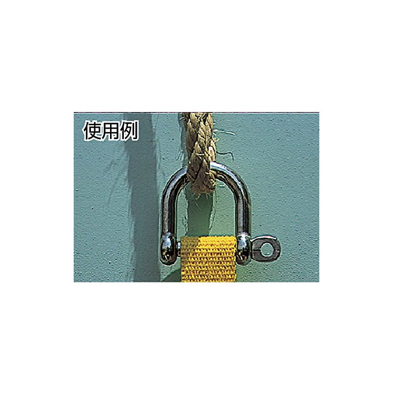 Trusco Nakayama TNS-5W(P) Wide Screw Shackle, Stainless Steel, Wire Diameter
