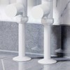 ANGIX 8 x Radiator Pipe Covers Sleeves White 15mm -