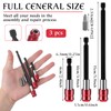 PEOVLVN 3 Pcs Drill Bit Extension, 60/100/150mm Long Drill Bit