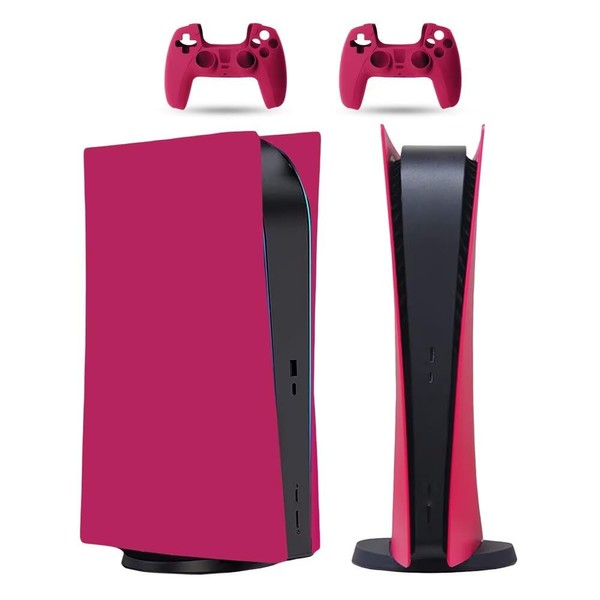 PEYANZ Faceplate for PS5 (Digital Edition), Cover Plate, ABS Shell,