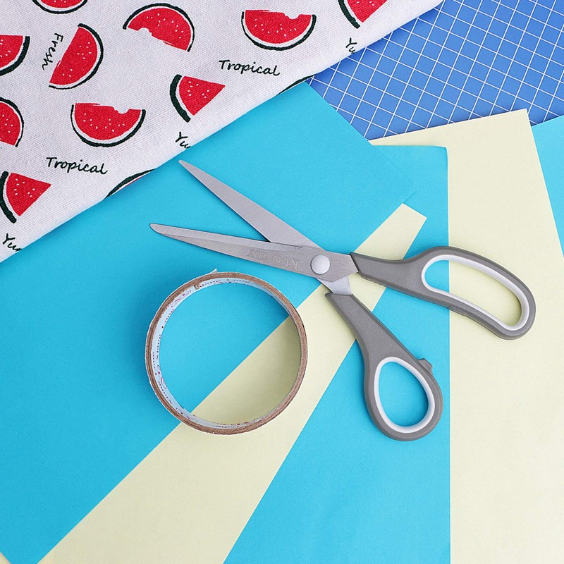 KUONIIY Scissors Ultra Sharp Blades Soft Comfort-Grip Handles Multi-Purpose Scissors
