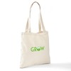CafePress Grow Plants Tote Bag Reusable Natural Beige Canvas Shopping