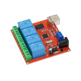 4 Channel 5V USB Relay Module Computer Control Switch Drive Free for Smart Controller