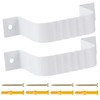 Downspout Strap 3x4 Leader Strap 3x4 2pcs (White)