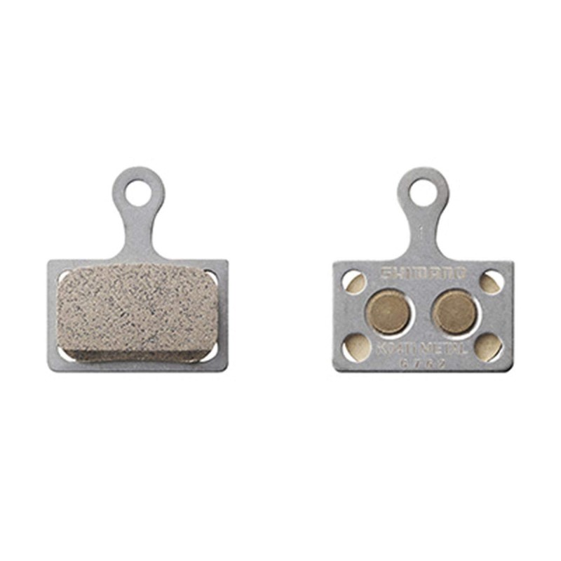 Shimano K04Ti Metal Disc Brake Pads, Grey, 1 Pair