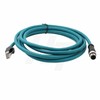 HangTon Industrial Machinery M12 - Cable de alimentación Ethernet RJ45