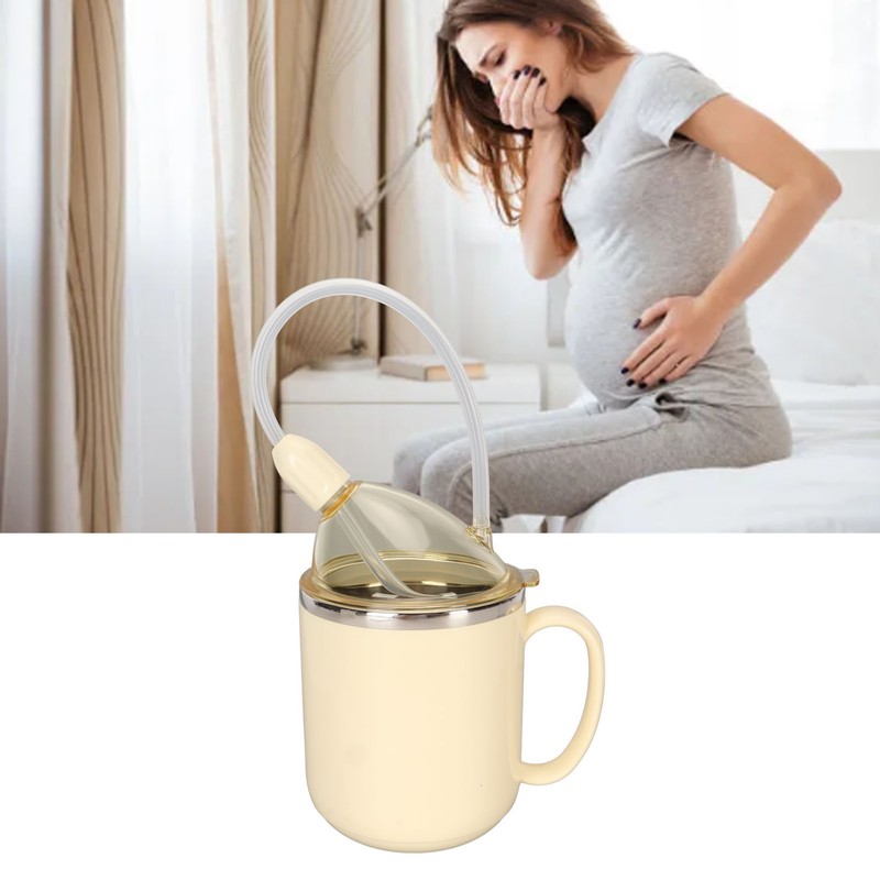 Convalescent Feeding Cup Prevent Leakage 360 Degrees Cover Maternity Drinking