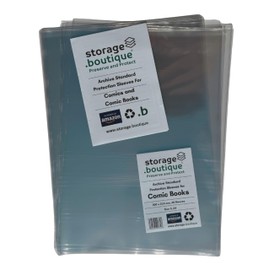 storage.boutique COMICBOOK Protection Sleeves, Archive Standard, Acid Free, Size 5, A4, 300 x 214 mm, 40