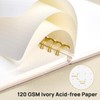 POPRUN Spiral Bullet Dotted Journal Notebook, [A5 Size] - 120