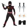 GUBOOM Ninja Costume for Children, Muscle Suit Samurai Ninja, Suitable