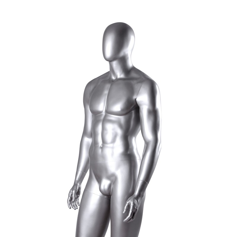 Silver Male Mannequin