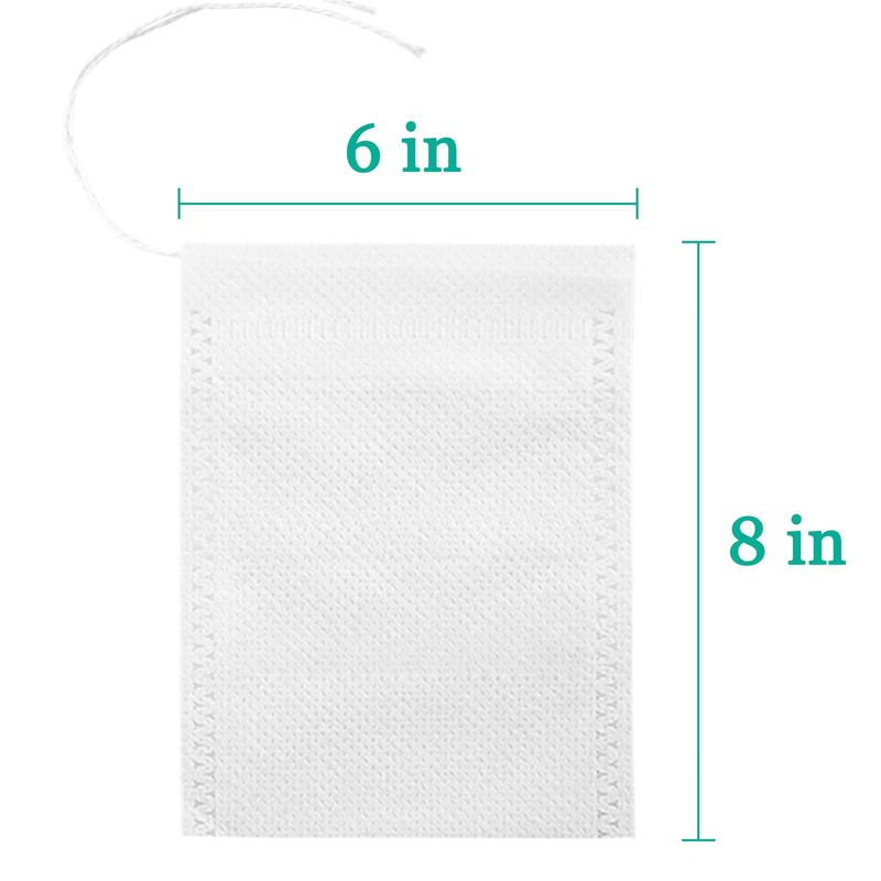 Yzurbu 100pcs Cold Brew Coffee Bags, 6'' x 8'' No