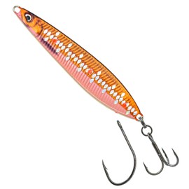Savage Gear Seeker ISP Fishing Lures, UV-Active Hot Spots, Sea Trout Blinker, Mefo Blinker, Blinker from 12 g - 28 g, Trout Blinker (Brown Copper, 28 g)