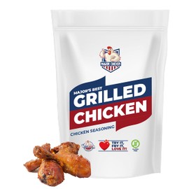 Major-Chicken - Best Grillled Chicken Spice Bread / Chicken Marinade 140 g - For Golden Brown, Crispy and Great Spiced Whole Chicken Like From the Chicken Trolley without Frying