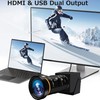 MMlove 4K HDMI USB Camera 30FPS Webcam 10X Variable Focus