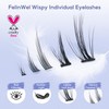 FelinWel Lash Clusters for Manga & Natural C Curl Wispy