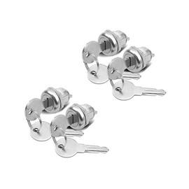 Tool Box Locks with Keys, 4Pack Keys Alike 5/8 Inch Lock Cylinder, Tool Box Lock Replacement for Flush Mounted T Handle Tool Box