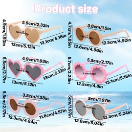 6PCS Kids Sunglasses for Girls and Boys, Childrens Sunglasses, Lightweight and Durable for Daily Use, Parties, Special Events