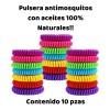 Frokito Pulsera Antimosquitos Con Aceites 100% Naturales Pqt 10 Pzas