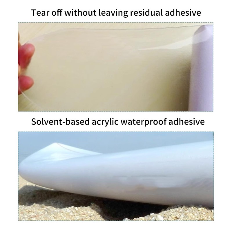 BORDSTRACT 2 PCS PVC Paddle Board Surfboard Rail Tape, 3.5"