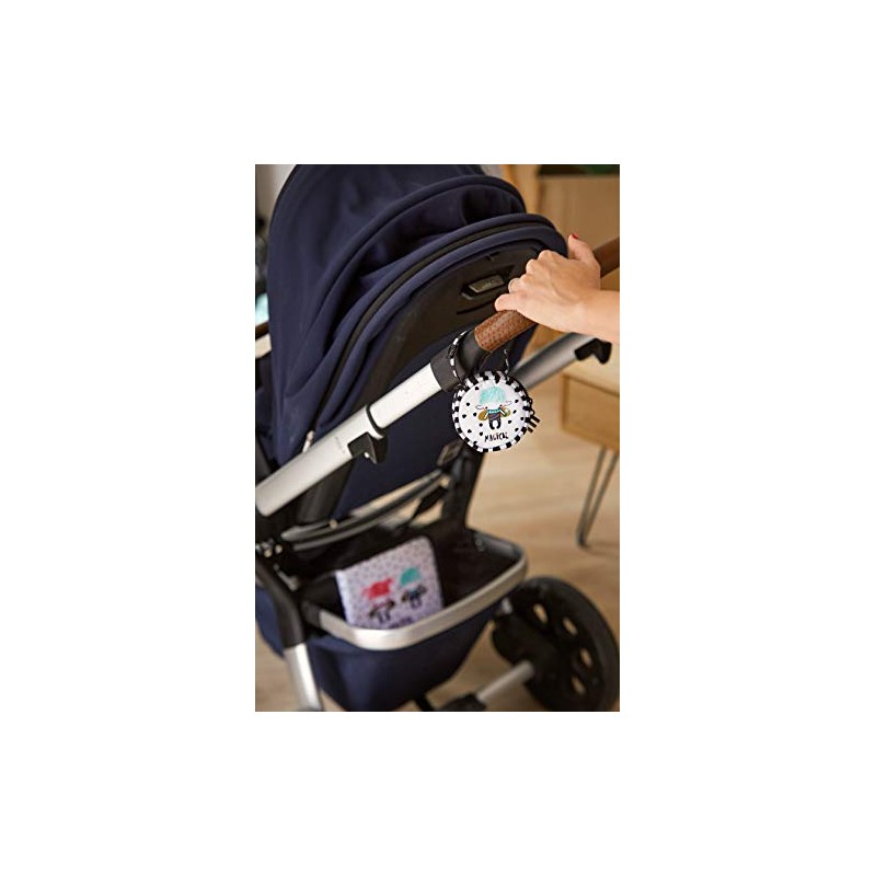 Miniland Pacipocket Magical Dummy Holder Handle with Button Closure, Multi-Colour