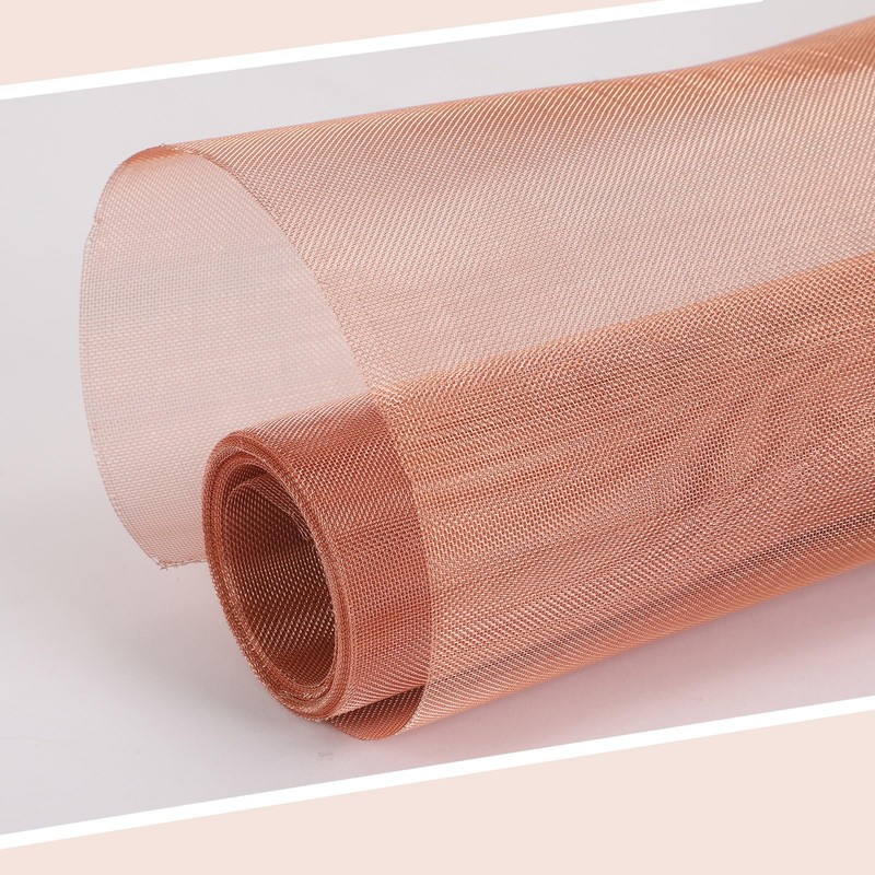 Therwen 36 Inch x 10 ft Copper Mesh Screen 99.9%