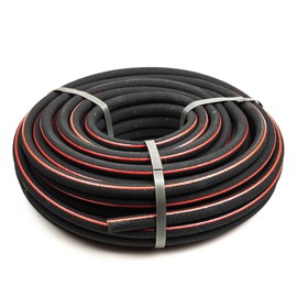 Bulk Soaker Hose - 1/2" ID Recycled Rubber Soaker Hose - 100 ft of 1/2" ID Bulk Soaker Hose with No Ends - Durable and Efficient Garden Watering System for Lawn, Plants, and Raised Beds