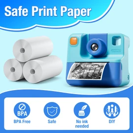 5 Rolls Kids Instant Camera Refill - HD Thermal Print Paper Set for Portable Cameras